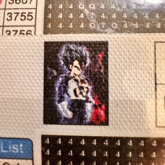 Diamond Painting - Dragon Ball Z Vegeta Poster - Picture 2 of 7
